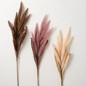 35.5"H Sullivans Tall Desert-Hued Grass Plumes Set of 3, Multicolor