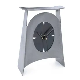 Arts and Crafts Steel Table, Desk & Shelf Clock by Metallic Evolution