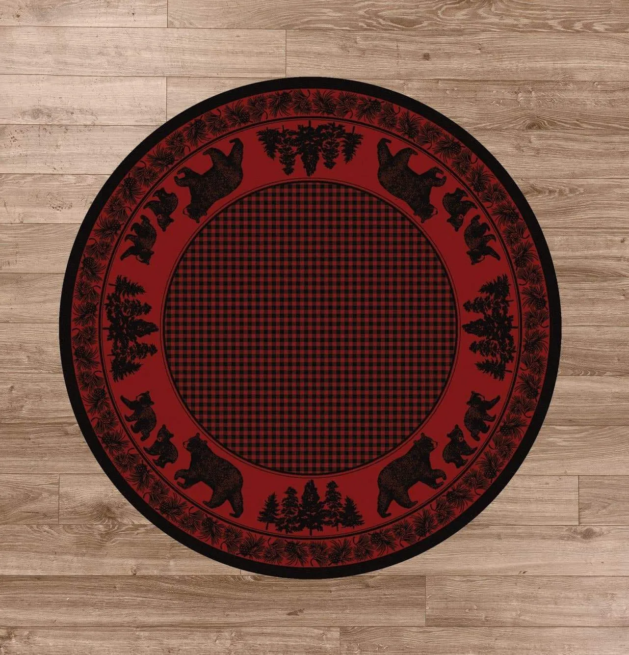 Bear Family Area Rugs - 3 Colors