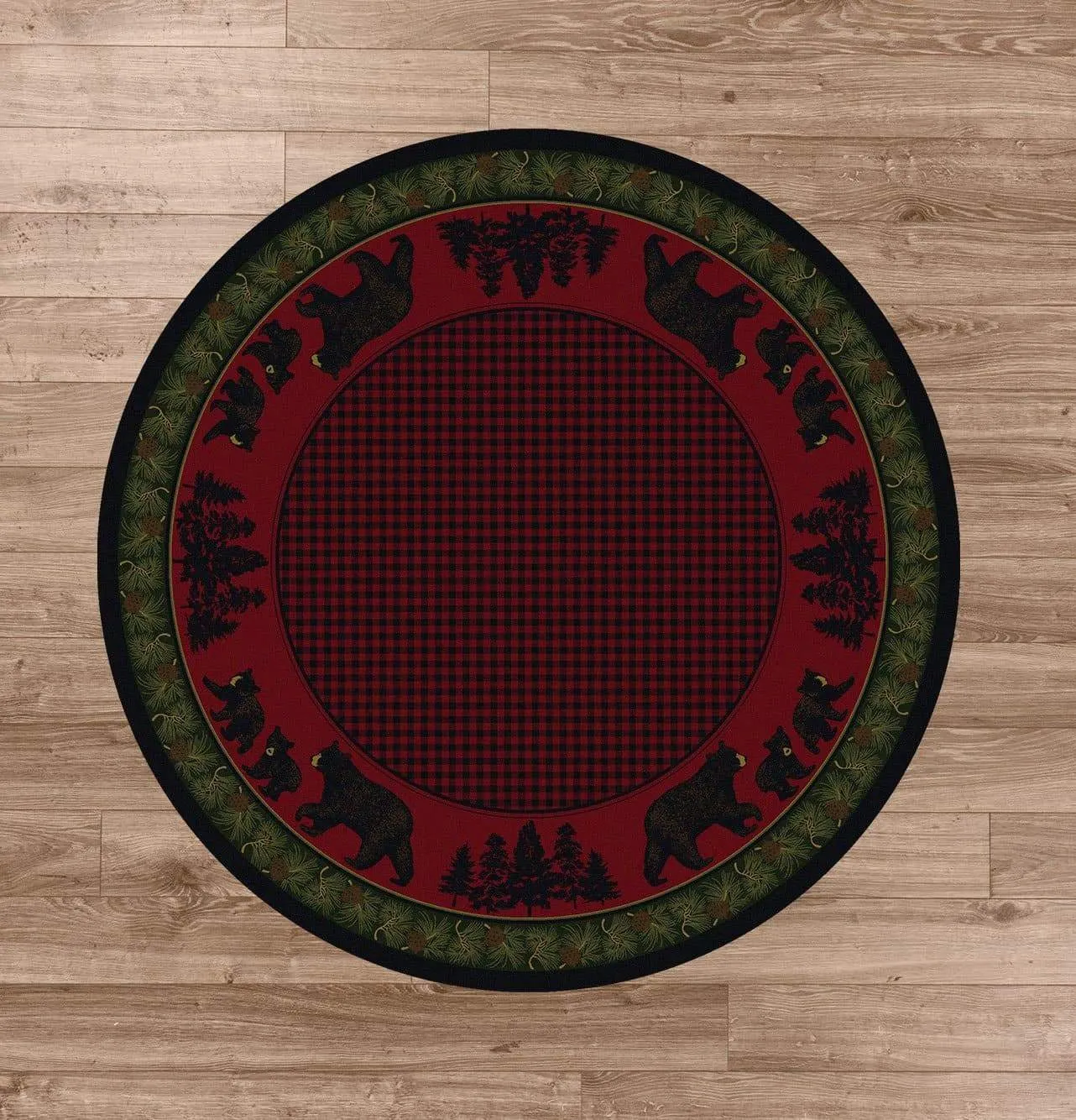 Bear Family Area Rugs - 3 Colors