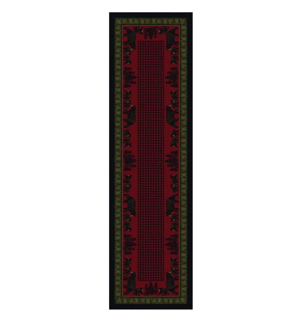 Bear Family Area Rugs - 3 Colors