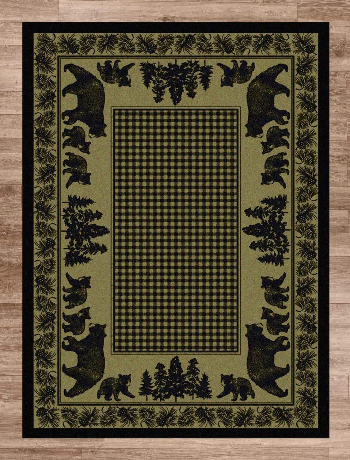 Bear Family Area Rugs - 3 Colors