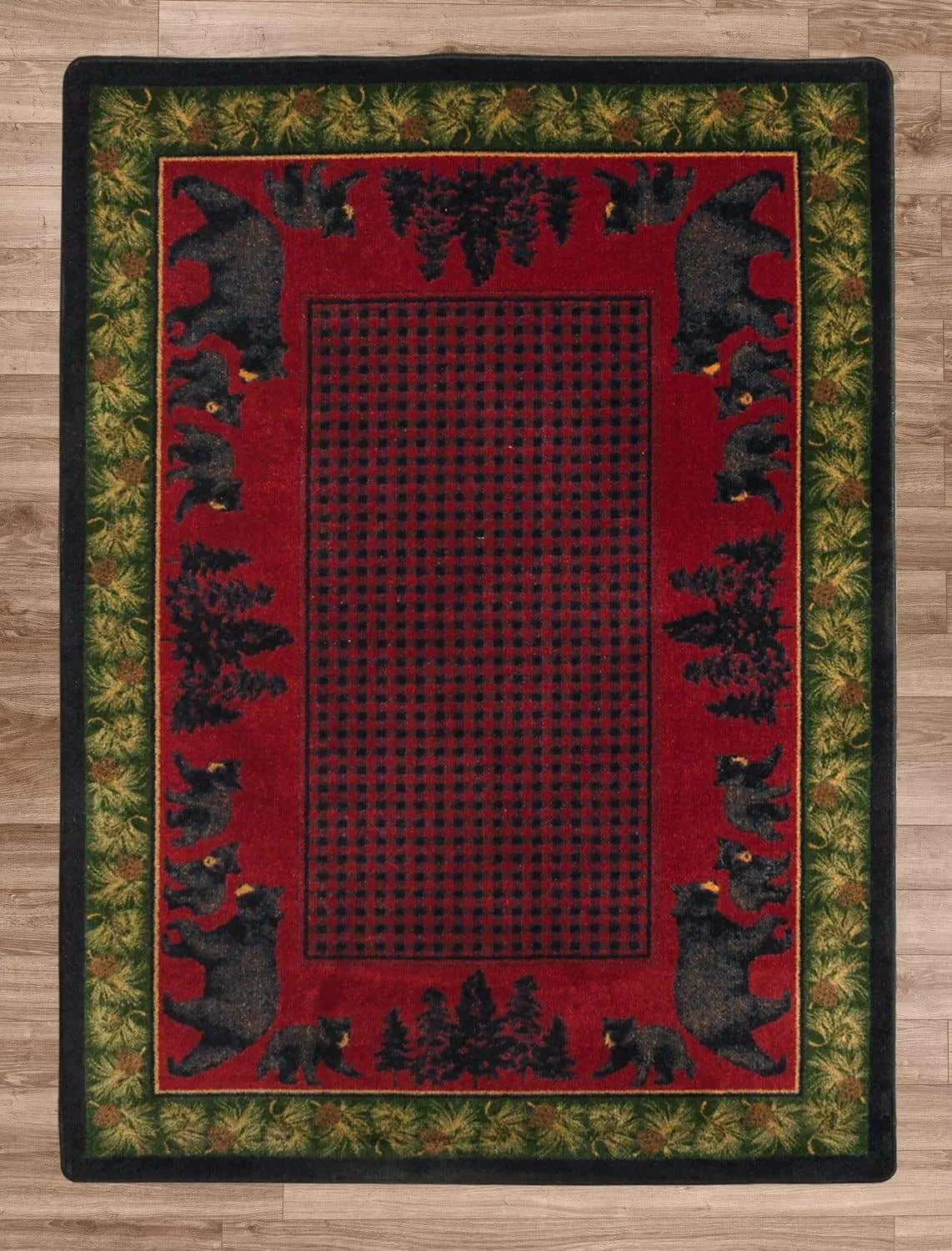 Bear Family Area Rugs - 3 Colors