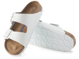 Birkenstock: Arizona SFB in White Leather