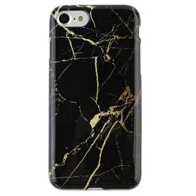 Black & Gold Marble iPhone Case