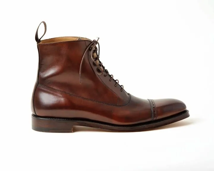 Brown Calf Leather Ankle Boots - Scott