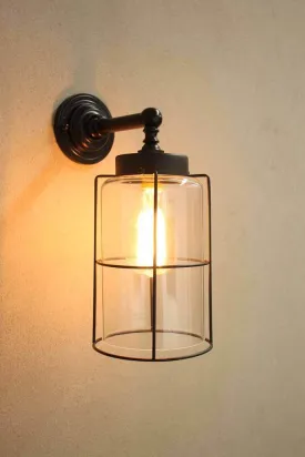 Cage Jar Wall Light