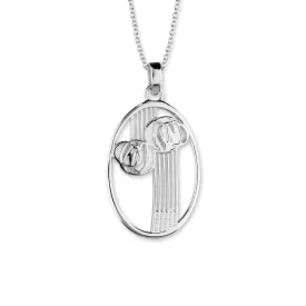 Charles Rennie Mackintosh Silver Pendant P964