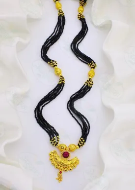 CHIC & BEAUTIFUL HALF-MOON DESIGNER MANGALSUTRA