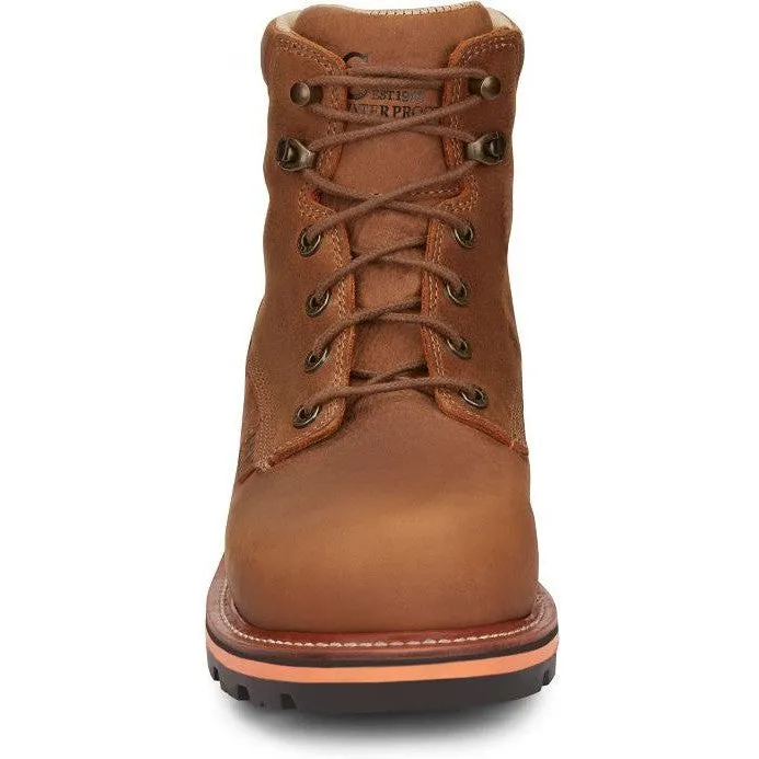 Chippewa Men's Thunderstruck 6" WP Nano Comp Toe Work Boot -Tan- TH1011