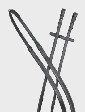 Collegiate ComFiTec Opulux Plain Flat Rubber Reins - 54"