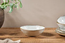 Dhanuk Ceramic Cereal Bowl - Cream