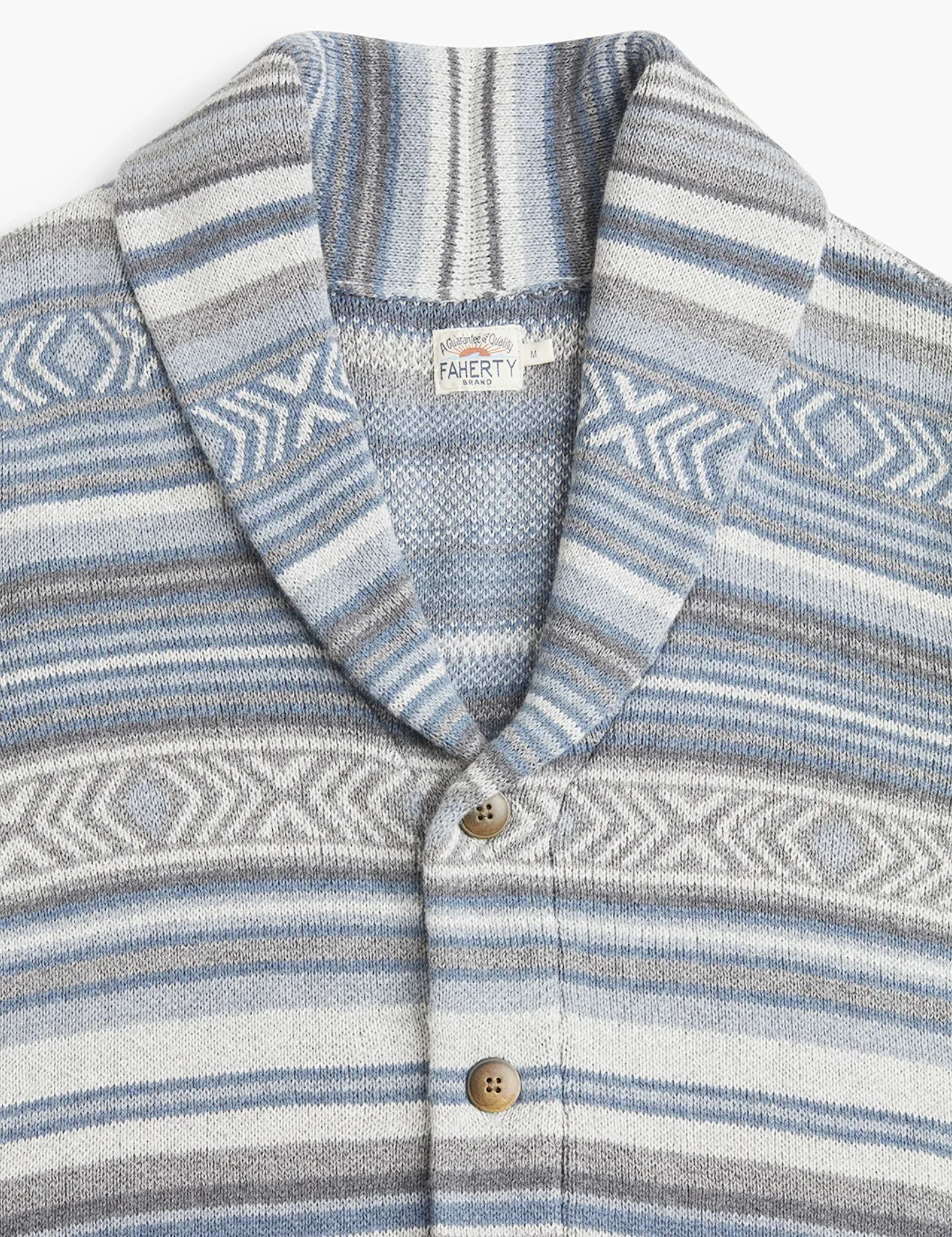 Faherty Heritage Motif Cozy Cardigan for Ultimate Comfort and Style