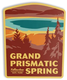 Grand Prismatic Spring Sticker