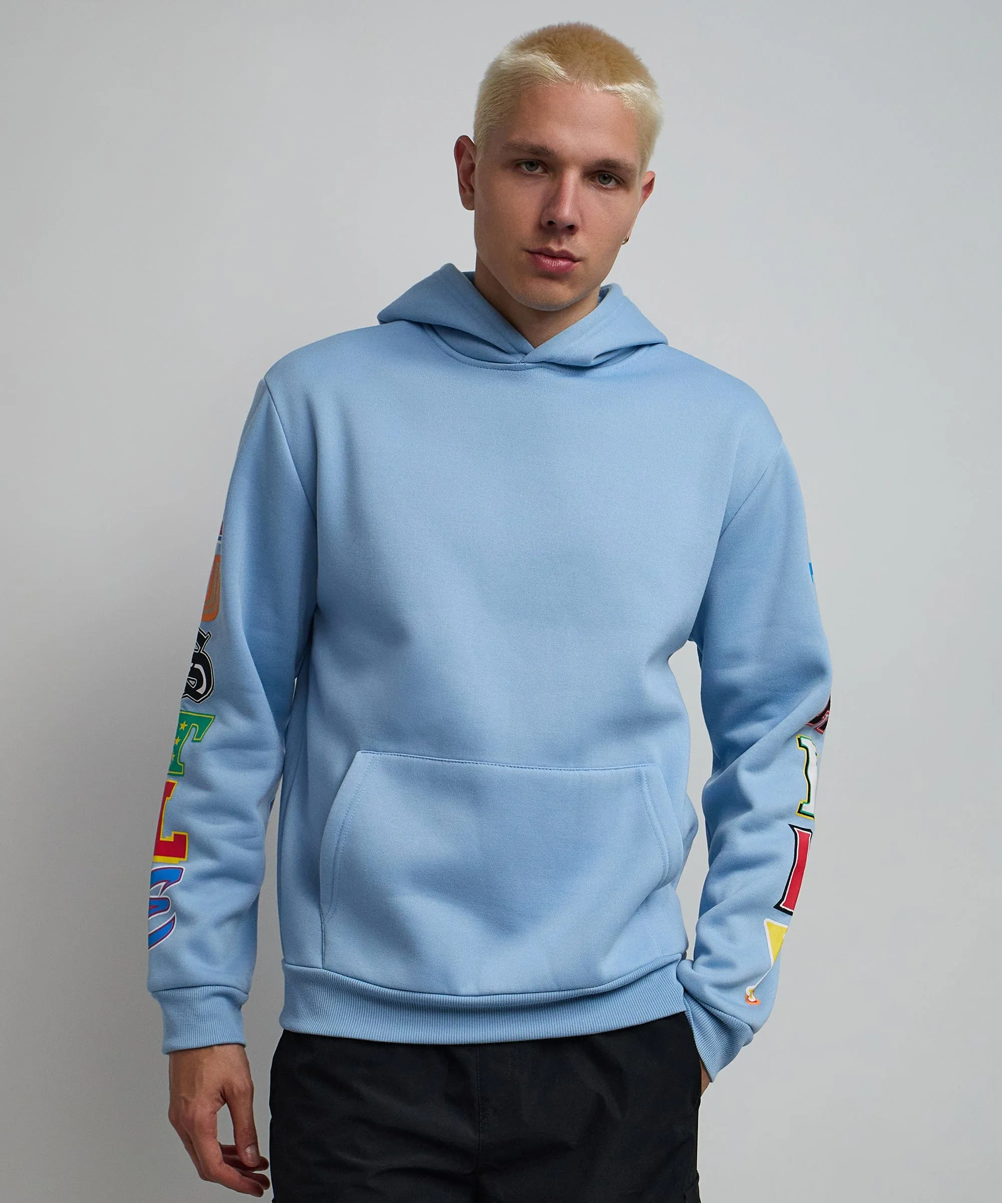 Hustle Daily Hoodie - Light Blue