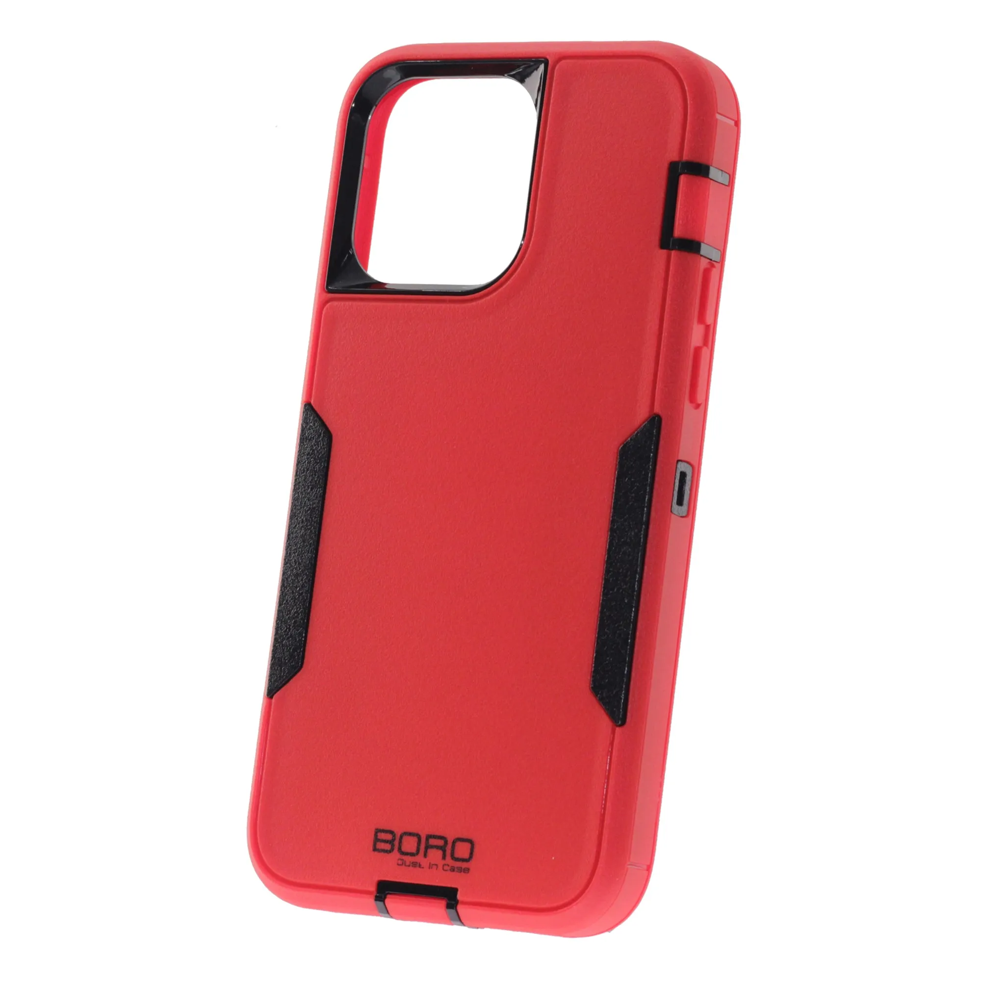 iPhone 14 Pro Max, Defender Case, (BORO) Color Red