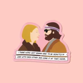 Margot and Richie Tenenbaum Sticker