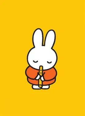 Miffy Playing the Recorder Mini Poster