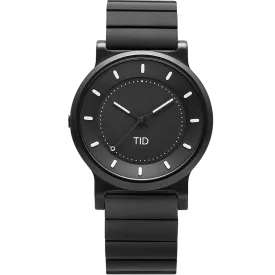 TID No.4 Watch for Men / 40mm Gun Metal Dial / Gun Metal Strap