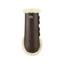 Verdus TRS Fetlock Boot - Horse Rear Leg - Techno Sheepskin - Brown