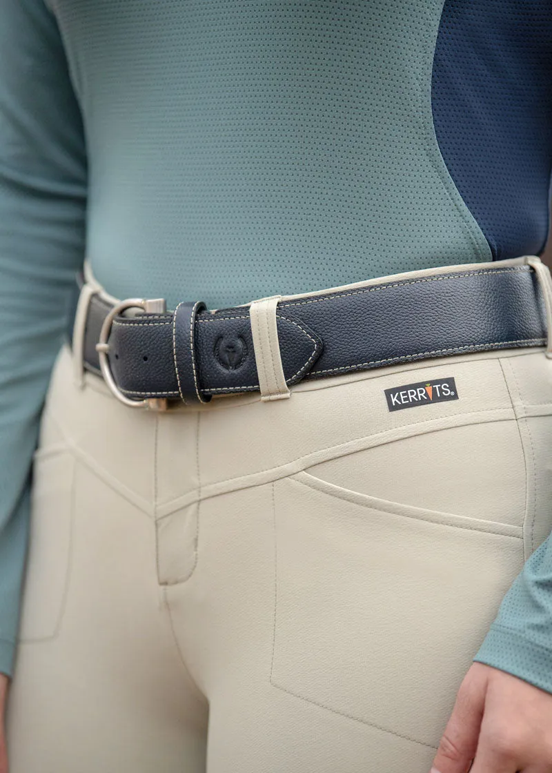 Woodstock Equestrian Pebbled Leather Belt